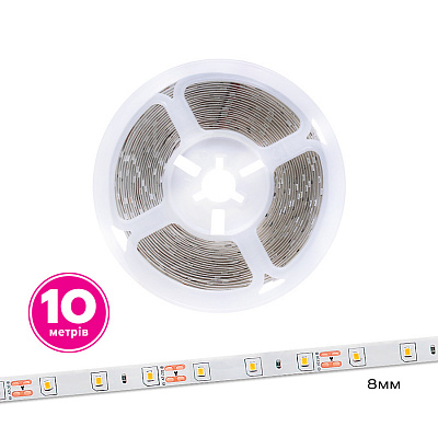 Лента светодиодная ELM SMD 2835 60LED 1 м 3,6 Вт IP20 12 В теплый 19-0013