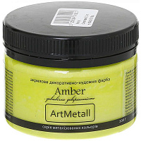 Декоративна фарба Amber акрилова салатовий 0.1кг