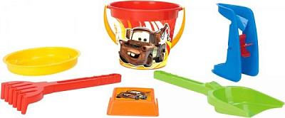 Набор для песочницы Wader Disney Тачки 6 элементов 77637