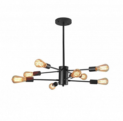 Підвіс Геотон Міра 02-8х60-855 8x60 Вт E27 чорний 49018