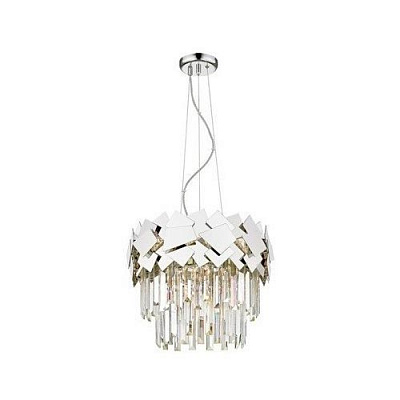 Люстра подвесная Zuma Line Quasar 5x40 Вт E14 хром 