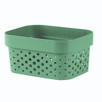 Кошик для зберігання Curver зелений Recycled 1,4 л 83x167x125 мм