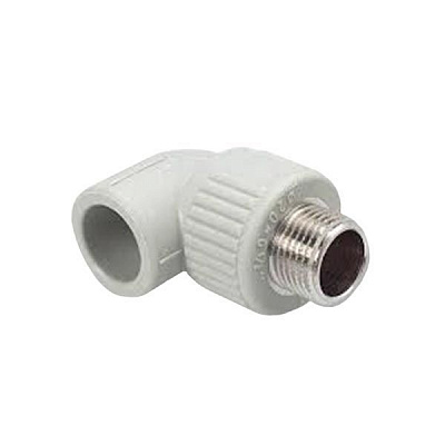 Коліно зовнішня Wavin Ekoplastik ППР МРЗ 20х3/4