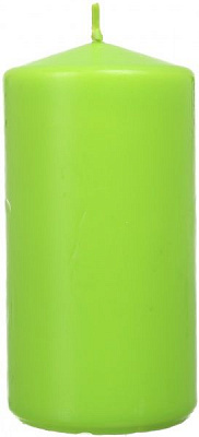 Свічка Циліндр 65/130 салатова