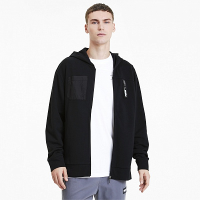Джемпер Puma NU-TILITY FZ Hoody 58132401 р. XL чорний