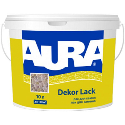 Лак фасадный для камня Dekor Lack Aura® полуглянец 10 л