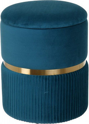 Скриня-пуф Bernard 31,5х31,5х38 см смарагдовий