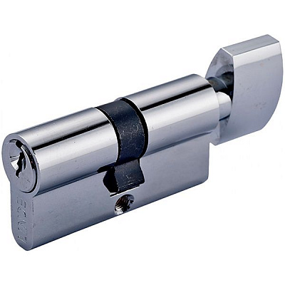Цилиндр Linde A5Е 35x35 ключ-вороток 70 мм полированный хром