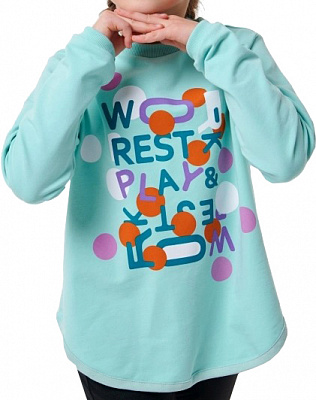 Джемпер для девочки Smil р.122 ментол 116556 