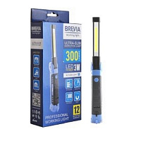 Ліхтар-лампа Brevia 11360 LED 3W COB+1W LED 300lm 2000mAh блакитний