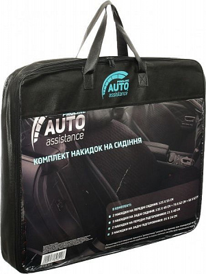 Накидка на сидіння Рroline AP585BR Auto Assistance чорний/ червоний