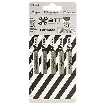 Пилочка для электролобзика A.T.T. T101BR 5 шт. 885004