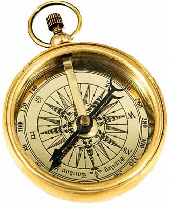 Компас кишеньковий з латуні NI338