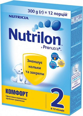 Суха суміш Nutrilon Комфорт 2 300 г