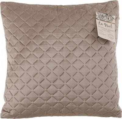 Подушка декоративная Nadia 45x45 см латте La Nuit 