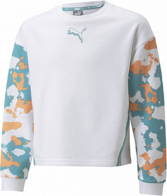 Свитшот Puma Alpha Crew 84694102 р. 152 белый