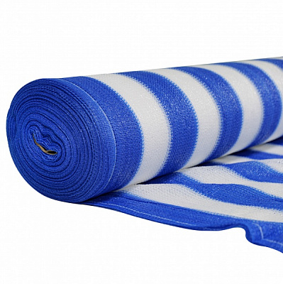 Сетка затеняющая Agreen 95% 1,0х50м бело-голубая 