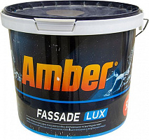 Краска акриловая Amber Fassade LUX мат белый 5л