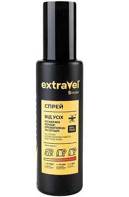 Спрей Extravel от комаров для экстремальных условий Strong 100 мл