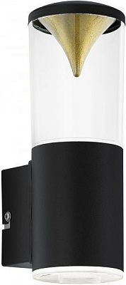 Світильник вуличний настінний Eglo Penalva LED 27 Вт IP44 чорний/золото