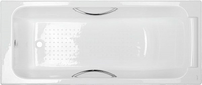 Ванна чугунная Jacob Delafon Parallel Е 2948-00 170x70 с отверстием для ручек