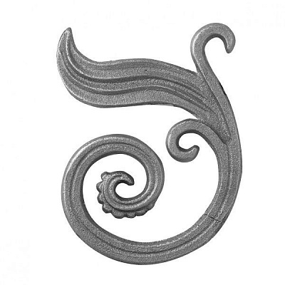 Декоративная вставка 130х100 мм левая 2408L