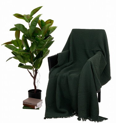 Плед Tanjer 130x170 см зеленый La Nuit 