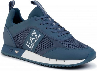 Кросівки EA7 Tessuto sneaker X8X027-XK050-M510 р.US 10,5 синій