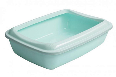 Туалет AnimAll 50х37х13,5 см с лопаткой мятный 164150