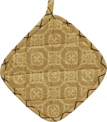 Прихватка Ажур 20x20 см коричневый Прованс 