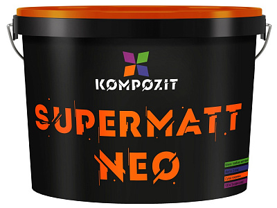 Фарба інтер'єрна латексна Kompozit SUPERMATT NEO глибокий мат 1,4кг