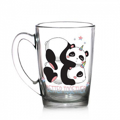 Чашка Panda better together 300 мл Galleryglass