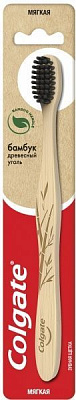 Зубна щітка Colgate бамбук/деревне вугілля чорна м'яка 1 шт.