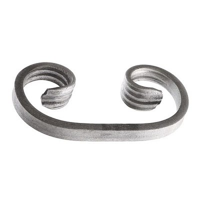 Завиток 120х60 мм смуга 12х6 мм 18/08А