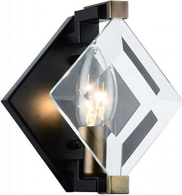 Бра Victoria Lighting 1x40 Вт E14 бронза/черный Modesta/AP1 