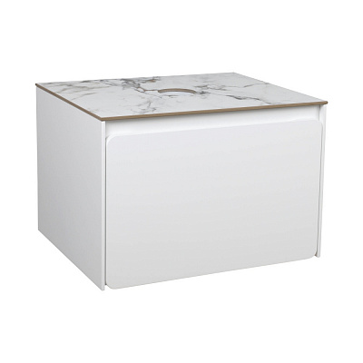 Тумба подвесная Aqua Rodos KIOTO (белый мат)