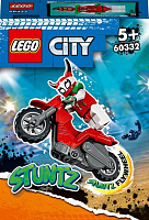 Конструктор LEGO City Трюковой мотоцикл Отчаянной Скорпионессы 60332