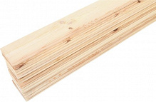 Вагонка деревянная (имитация бруса) 20x130x4000 мм (уп. 10 шт.)