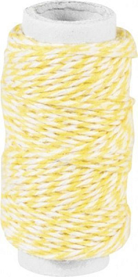 Нитка декоративна подвійна жовта 20 м 2162660010 1 шт. Knorr Prandell