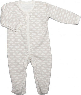 Комбинезон детский для мальчика Маленькие люди тучки 9401-110 р.92 серый 