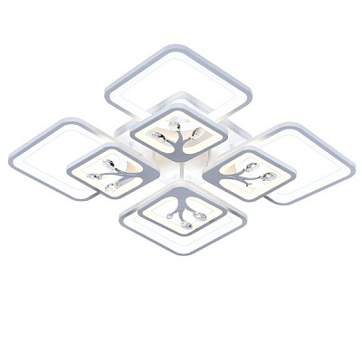 Люстра світлодіодна Victoria Lighting з пультом д/к 148 Вт білий Plum/PL8