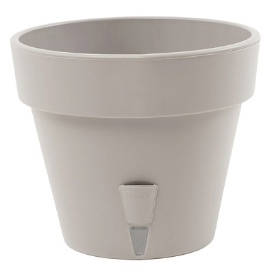 Горшок пластиковый Santino Latina круглый 14,5 л песочный (LAT145SND) 