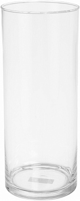 Ваза стеклянная Wrzesniak Glassworks цилиндр 17-5976 25,5 см прозрачная