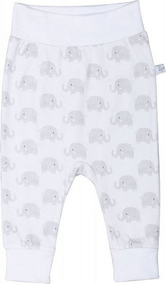 Повзунки Фламінго Слони 74 білий із сірим 682-222-17