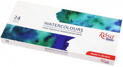 Набір акварельних фарб 24 шт. 340324 Rosa Studio