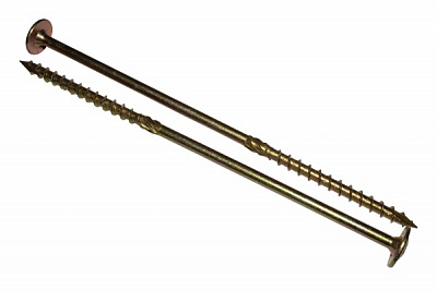 Шуруп конструкційний з прес-шайбою вага 8x220 мм жовтий цинк Expert Fix