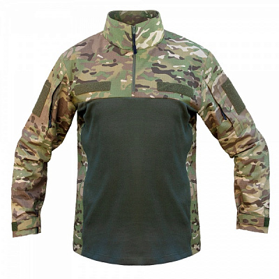 Сорочка Expert ® тактична Убакс, трикотаж кашкорсе/ріп-стоп р.XXL multicam