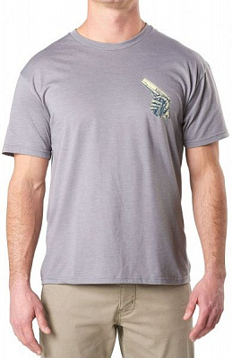 Футболка 5.11 Tactical Cold Hands 45 Tee р. S Grey Heather 41191EA