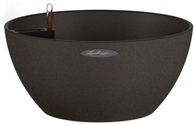 Вазон декоративний Lechuza Cubeto Color 40 круглий 3/11,5л графітово-чорний (13842)