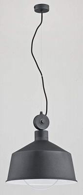 Подвес ALFA Cora 1x60 Вт E27 черный/белый 60201 